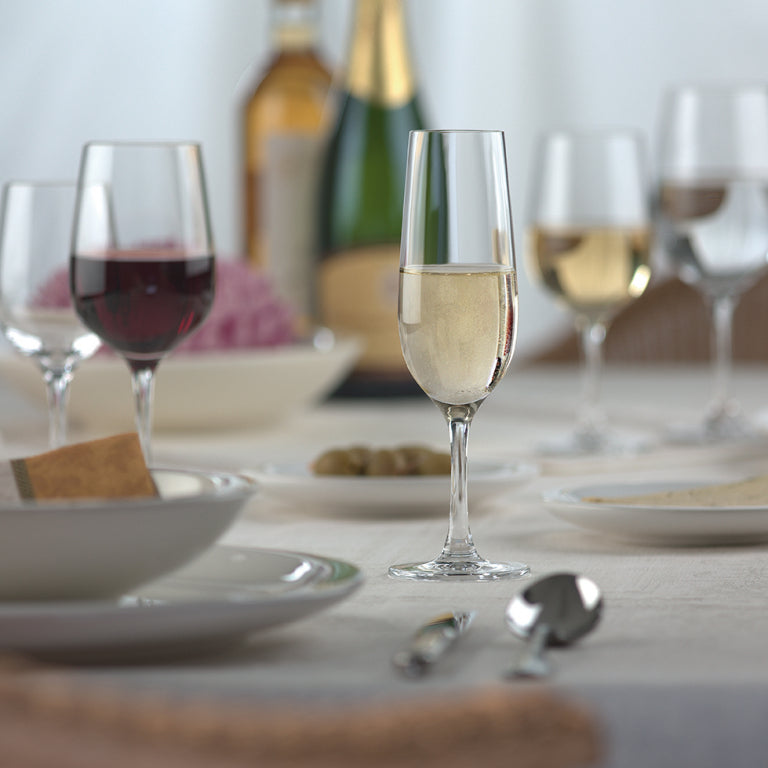 Kieliszki do szampana Schott Zwiesel Congresso 24 cl z punktem musującym – 6 sztuk