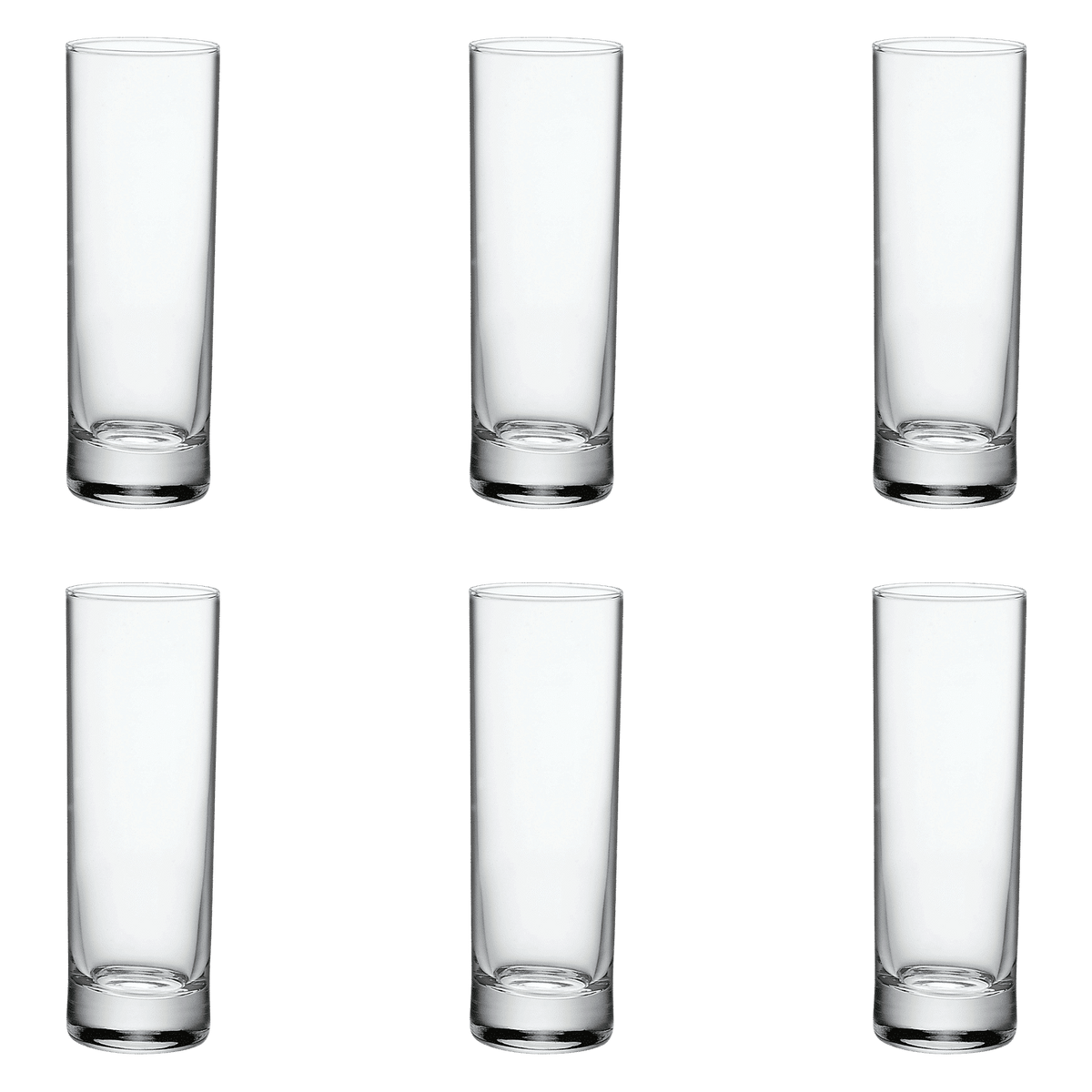 Bormioli Rocco Gina Longdrinkglas 21,5 Cl Tubo - 6 Stuks - Glazen.nl