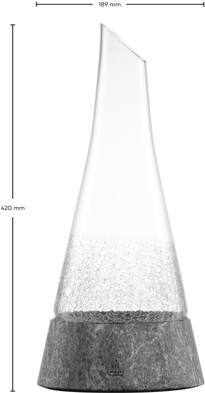 Zwiesel Glas Symbiosis karafka do dekantacji 75 cl z kamienną podstawą