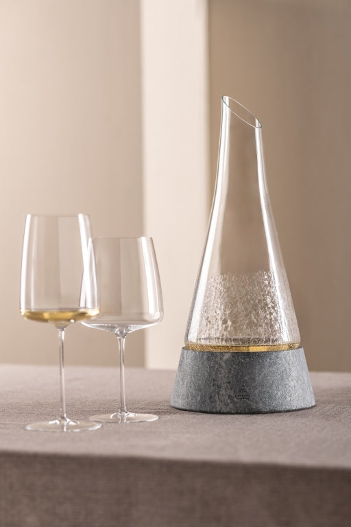 Zwiesel Glas Symbiosis karafka do dekantacji 75 cl z kamienną podstawą