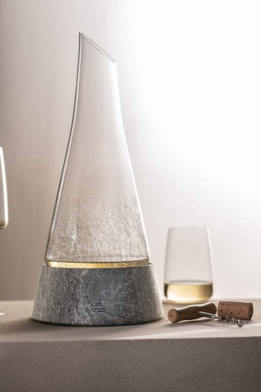 Zwiesel Glas Symbiosis karafka do dekantacji 75 cl z kamienną podstawą