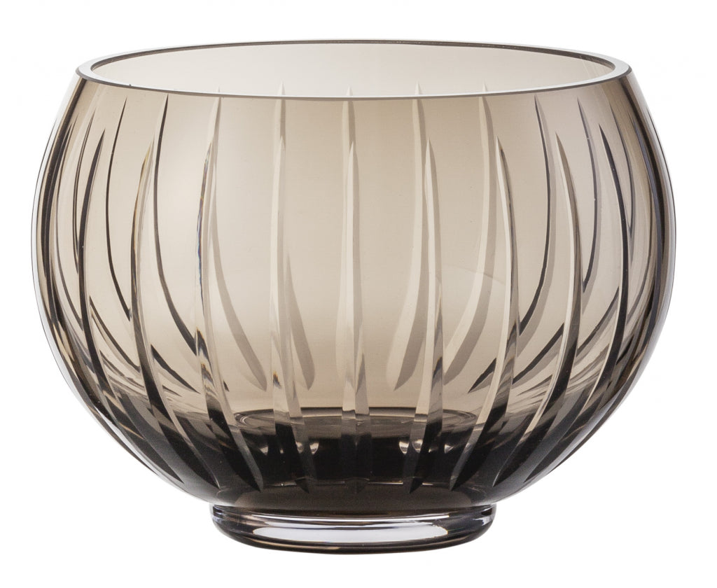 Zwiesel Glas Signum tealight holder 137 mm Smoky brown