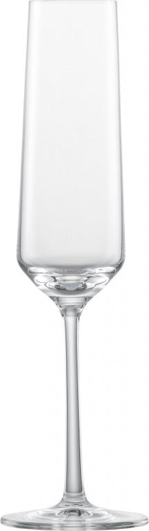 Zwiesel Glas Pure kieliszki do szampana 21,5 cl z punktem musującym w opakowaniu prezentowym – 2 sztuki