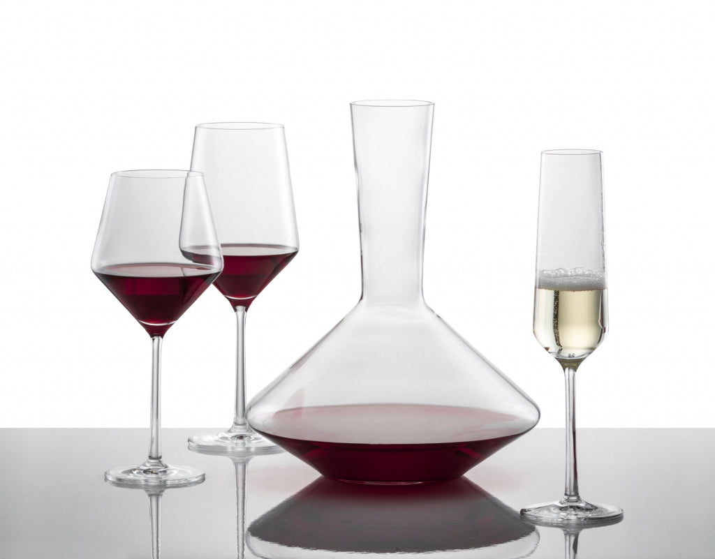 Zwiesel Glas Pure kieliszki do szampana 21,5 cl z punktem musującym w opakowaniu prezentowym – 2 sztuki