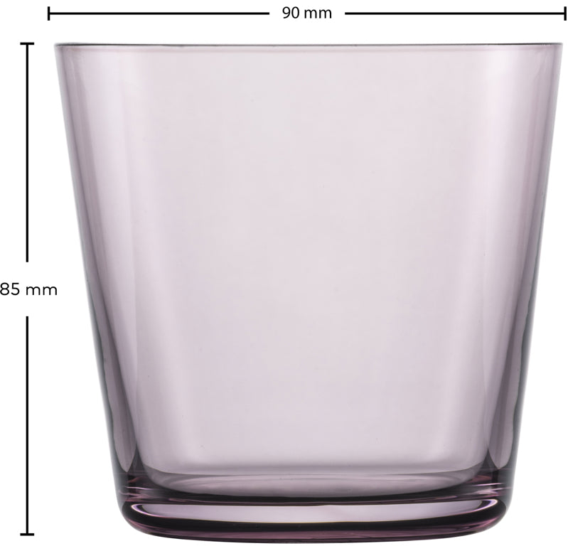 Szklanka do wody Zwiesel Glas Together 36,7 cl, liliowa – 4 sztuki