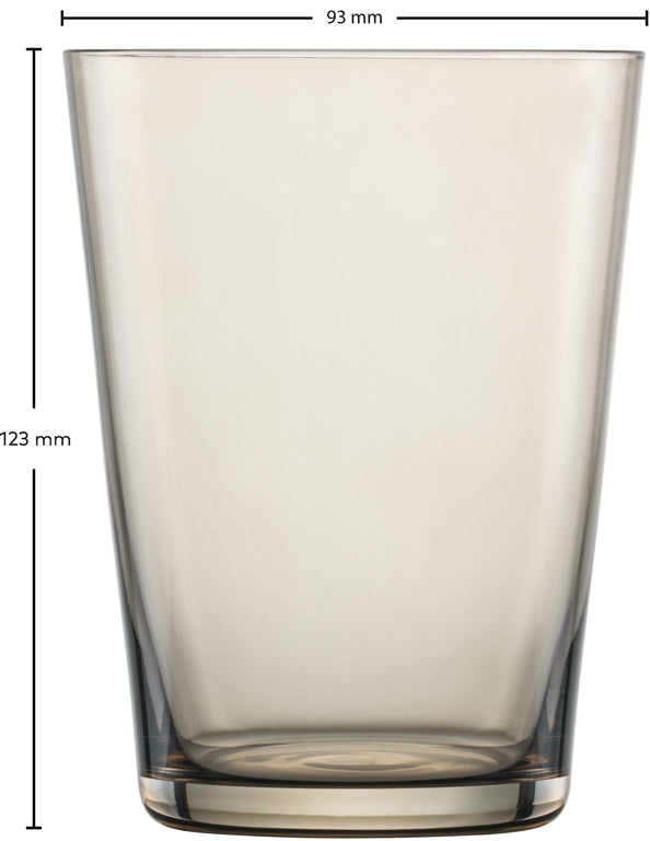 Zwiesel Glas Together szklanka do wody 54,8 cl taupe – 4 sztuki