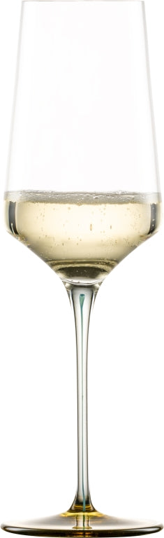 Zwiesel Glas Ink Champagne Glass 40 Cl Ochre Green