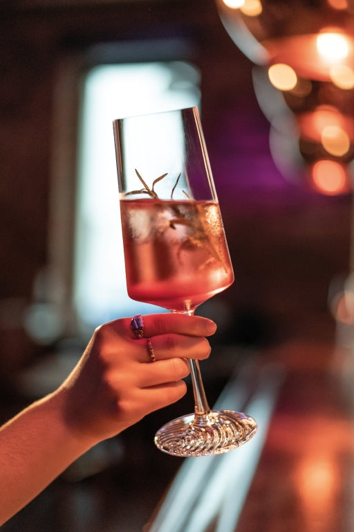 Zwiesel Glas Echo Champagne Glass 39.5 Cl with Sparkling Point - 4 Pieces