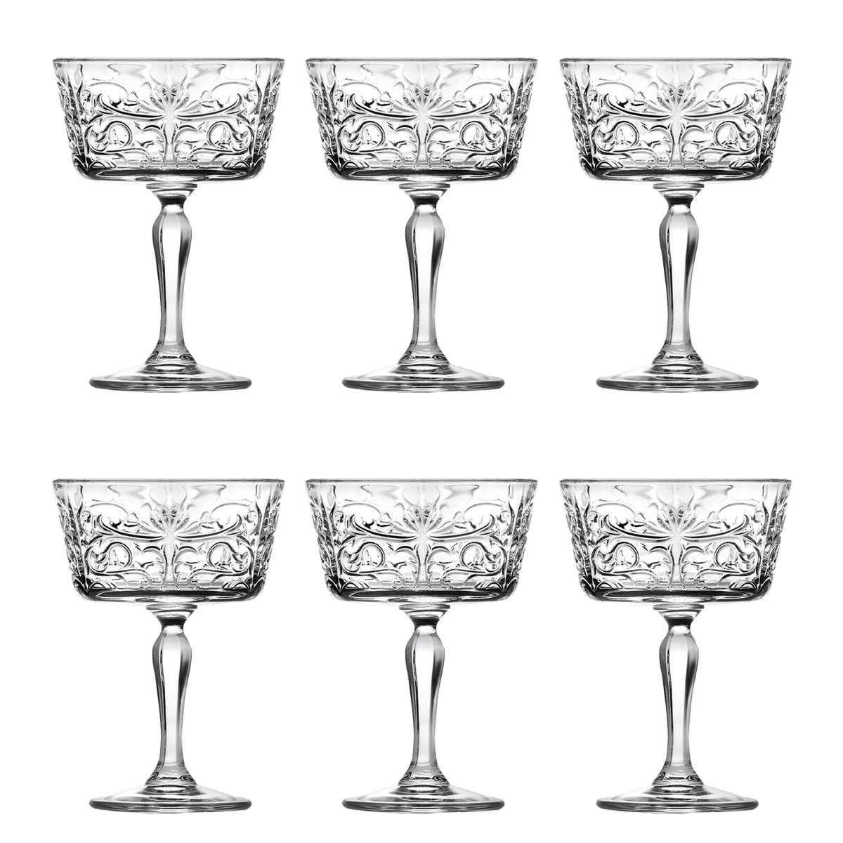 RCR Tattoo Champagneglas / Coupe 27 Cl - 6 Stuks - Glazen.nl