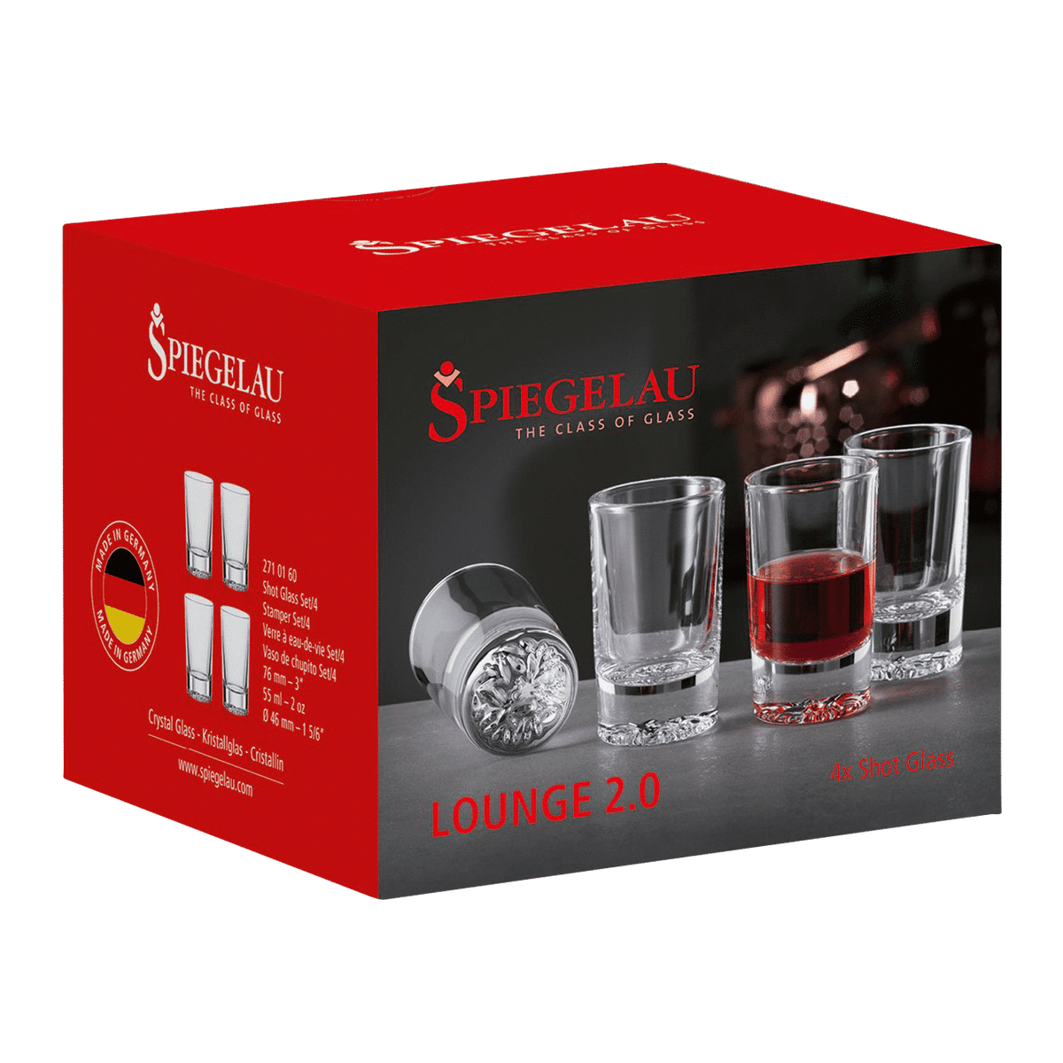 Spiegelau Lounge 2.0 Shotglas 5,5 Cl - 12 Stuks - Glazen.nl