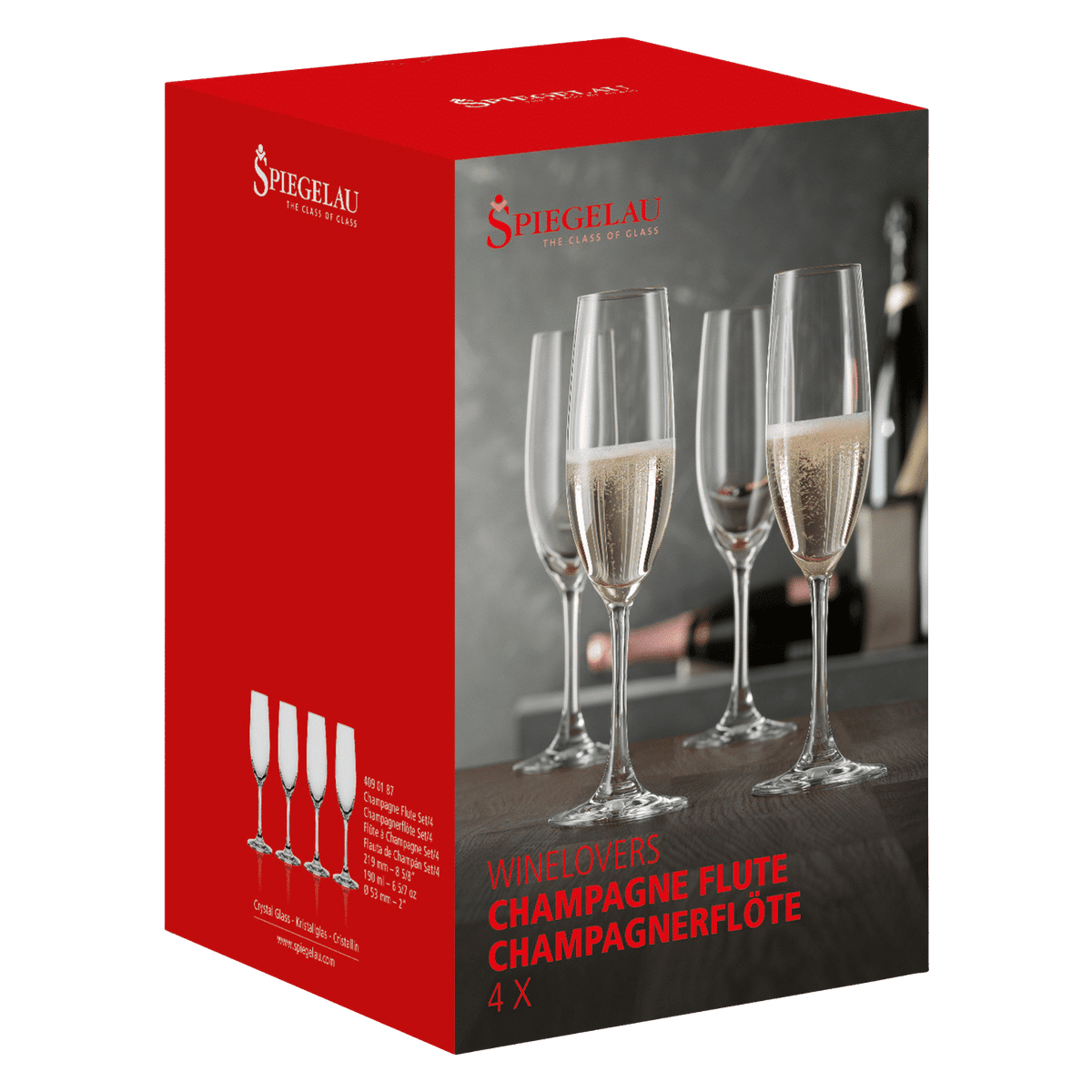 Spiegelau Winelovers Champagne Flute 19 Cl - 12 Stuks - Glazen.nl