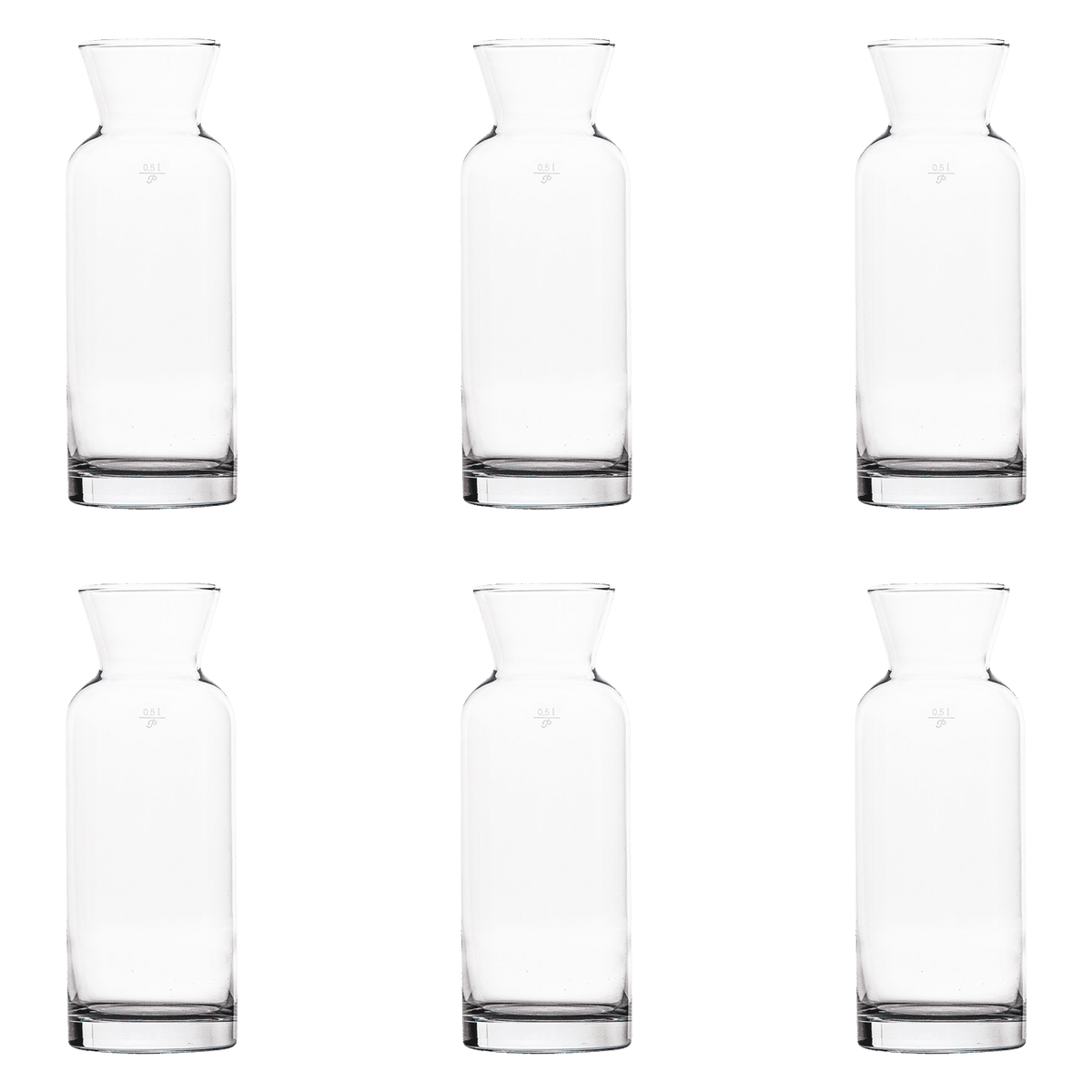 Pasabahce Modern Karaf 1 Liter - 6 Stuks - Glazen.nl