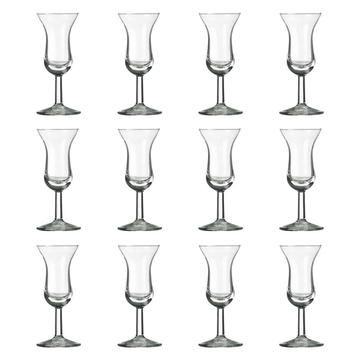 Royal Leerdam Intermezzo Borrelglas 5 Cl Oudhollandse Roemer - 12 Stuks - Glazen.nl