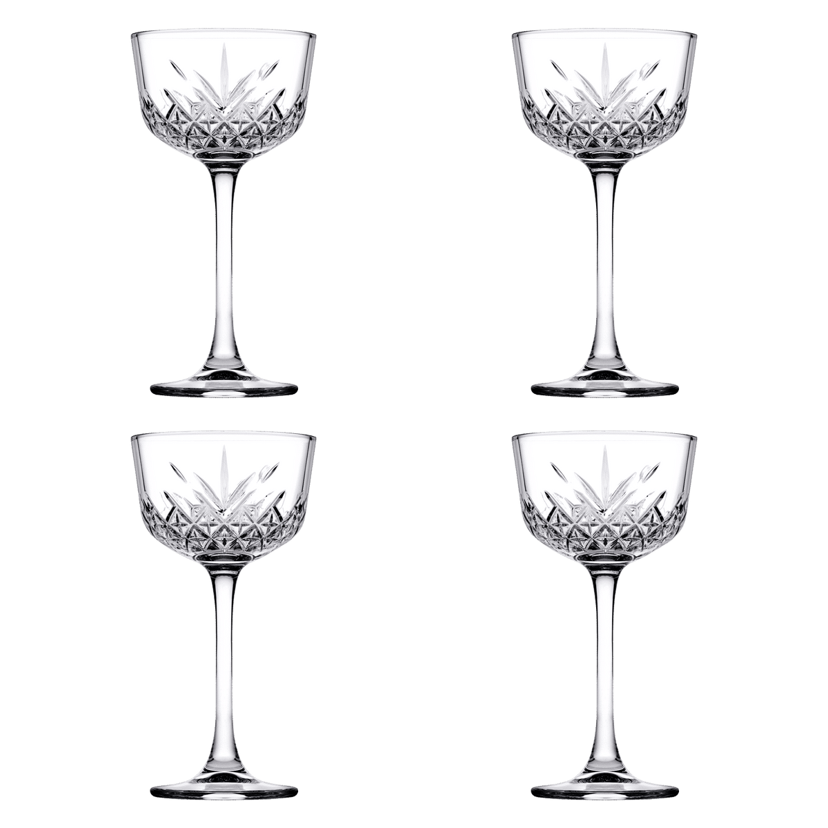 Pasabahce Timeless Champagneglas / Coupe 16 Cl - 4 Stuks - Glazen.nl