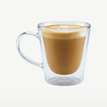 Luigi Bormioli Thermic Glass Coffee Glass 29,5 Cl with Handle - 2 Pieces