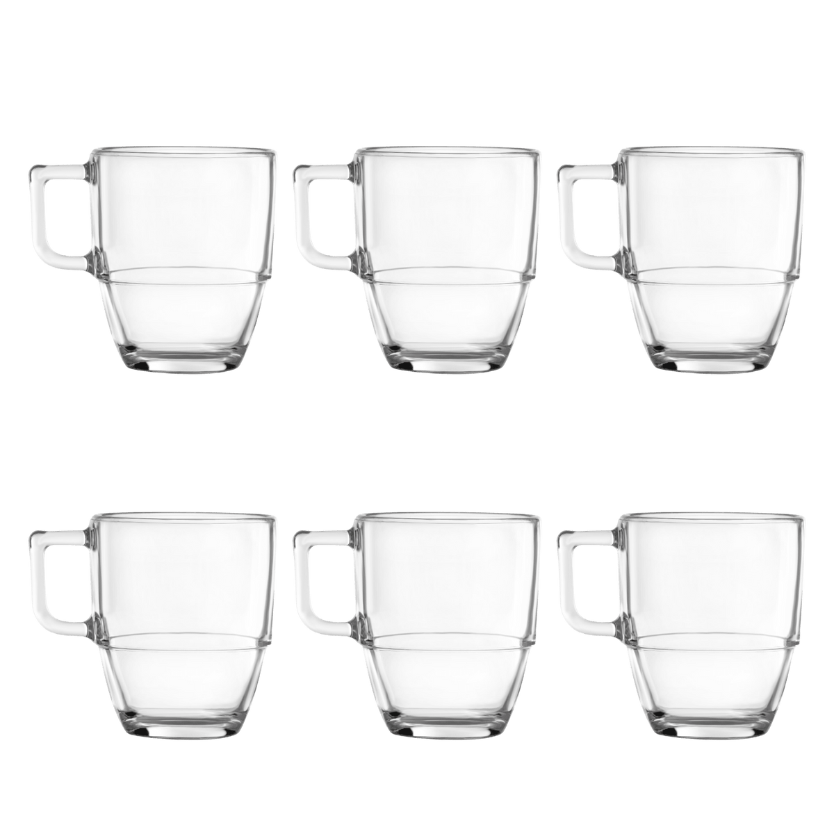 RCR Caffè Kop Staplebaar 35 CL - 6 Stuks - Glazen.nl
