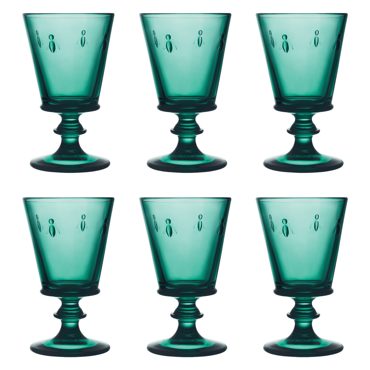 La Rochère Abeille Wijnglas 24 Cl Groen - 6 Stuks - Glazen.nl