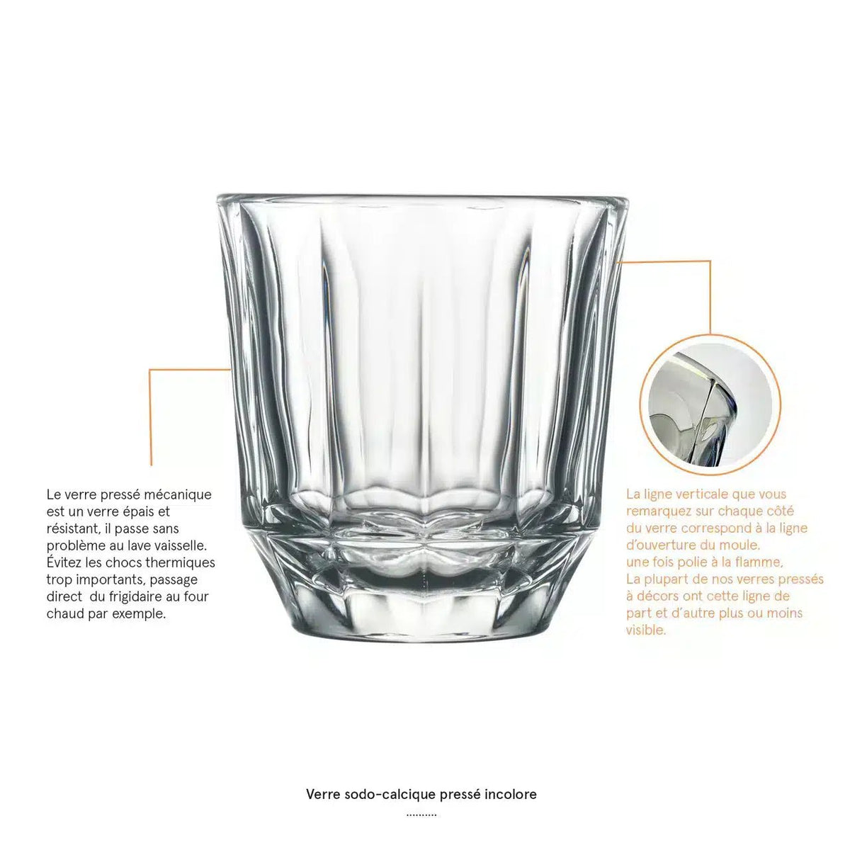 La Rochère City Tumbler 25 Cl Stapelbaar - 6 Stuks - Glazen.nl