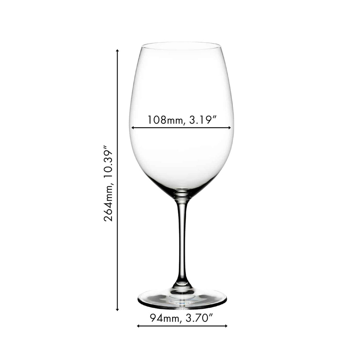 Riedel Vinum Wijnglas 99,5 Cl Bordeaux Grand Cru - 2 Stuks - Glazen.nl