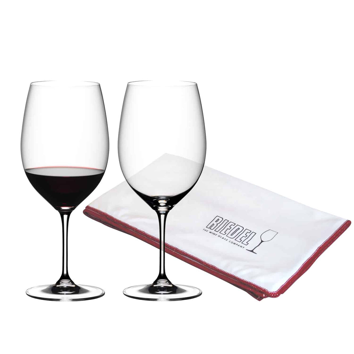 Riedel Vinum Wijnglas 65 Cl + Poleerdoek - 2 Stuks - Glazen.nl