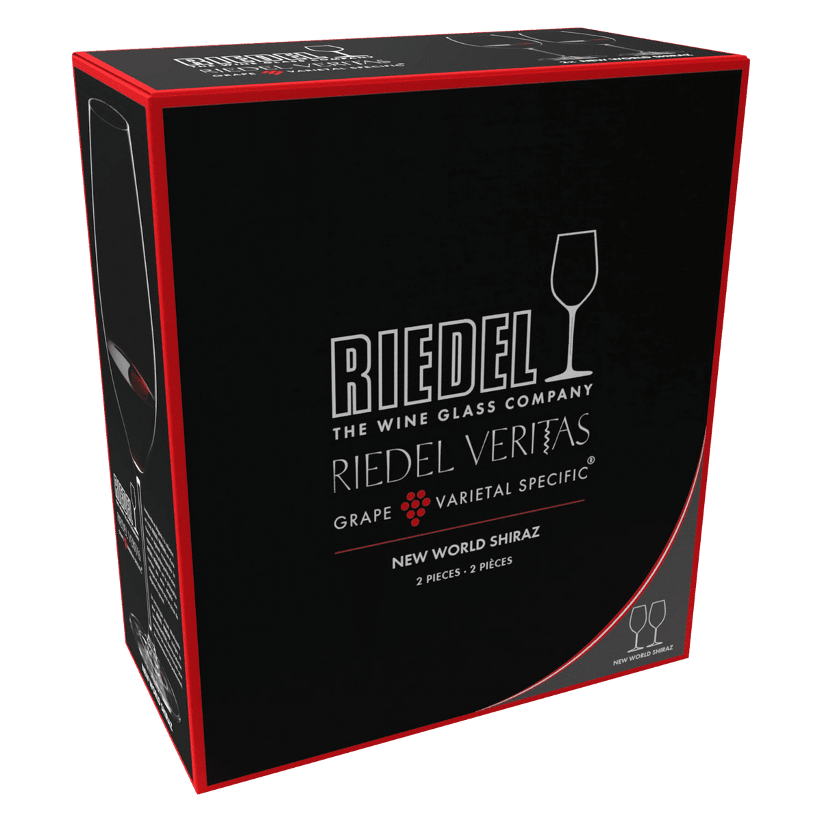 Riedel Veritas Wijnglas 70,9 Cl New World Shiraz - 2 Stuks - Glazen.nl