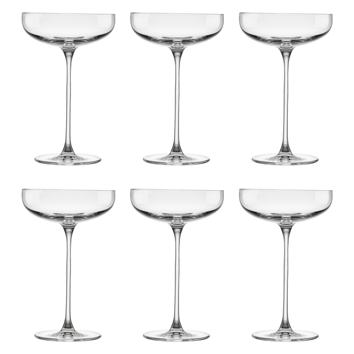Nude Glass Savage Champagneglas / Coupe 22 Cl - 6 Stuks - Glazen.nl