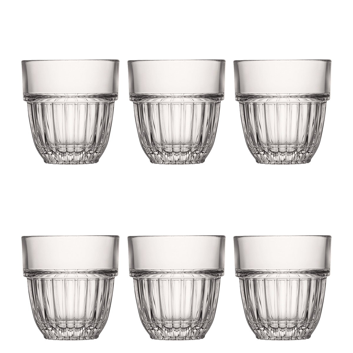 La Rochère Cédrat Tumbler 26,5 cl Stapelbaar - 6 Stuks - Glazen.nl