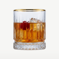 Pasabahce Elysia Tumbler 21 Cl Gold Rim - 4 Pieces