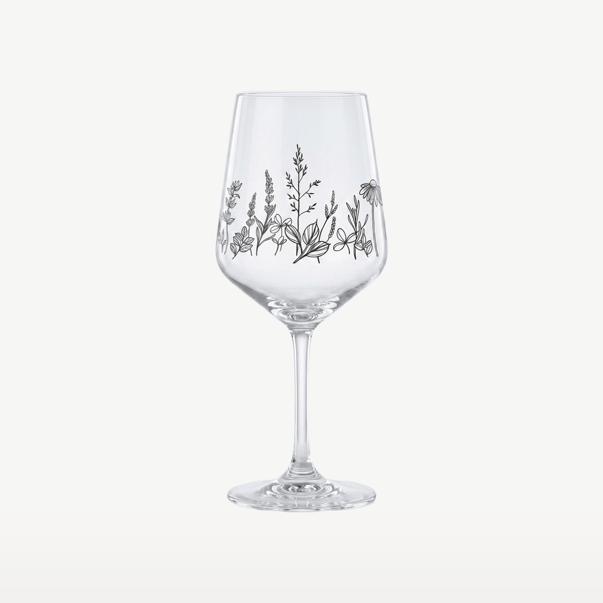 Nachtmann Tattoo Cocktailglas 63 Cl Botanical Zwart - 2 Stuks - Glazen.nl