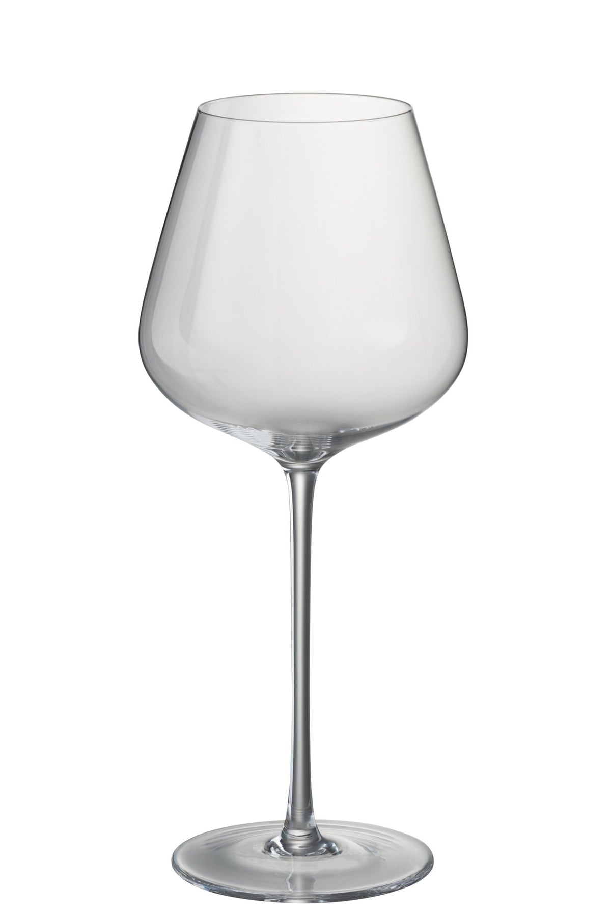 J-Line czerwony kieliszek do wina 77,5 cl, szeroki, przezroczysty