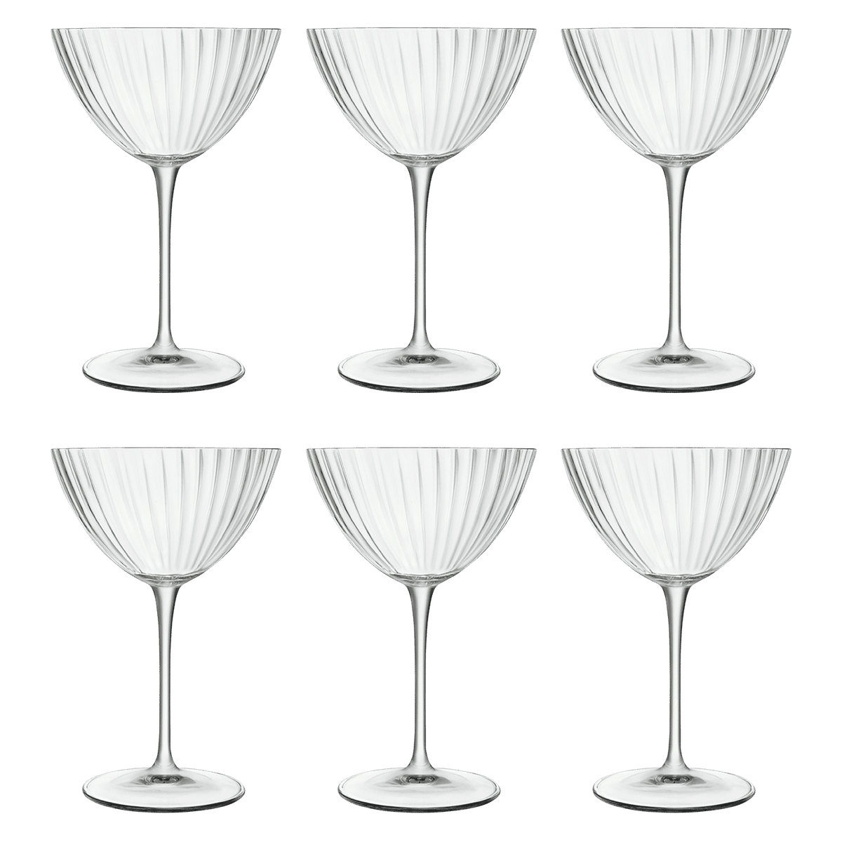 Luigi Bormioli Speakeasies Swing Martiniglas 22 Cl - 6 Stuks - Glazen.nl