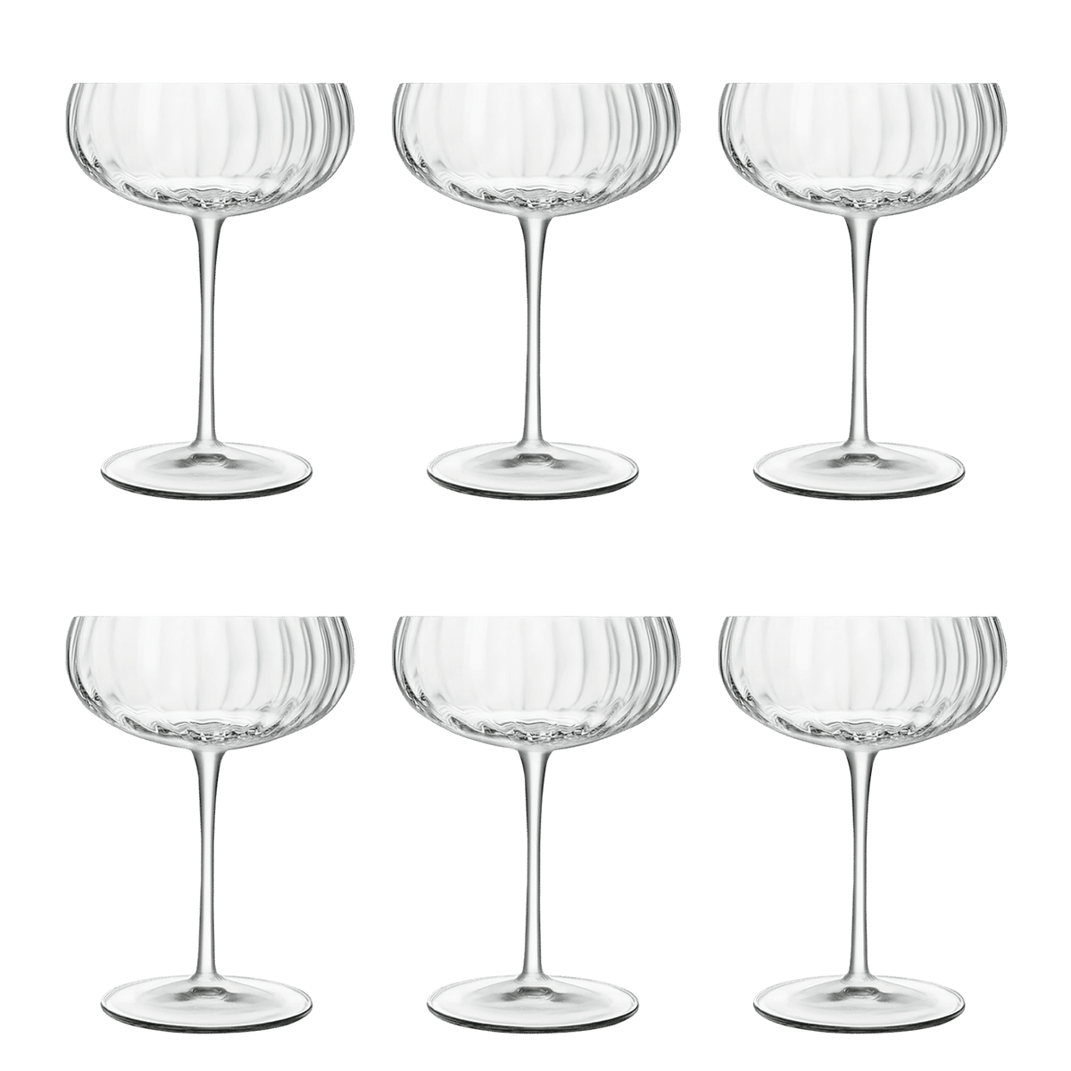 Luigi Bormioli Speakeasies Swing Champagneglas / Coupe 30 Cl - 6 Stuks - Glazen.nl