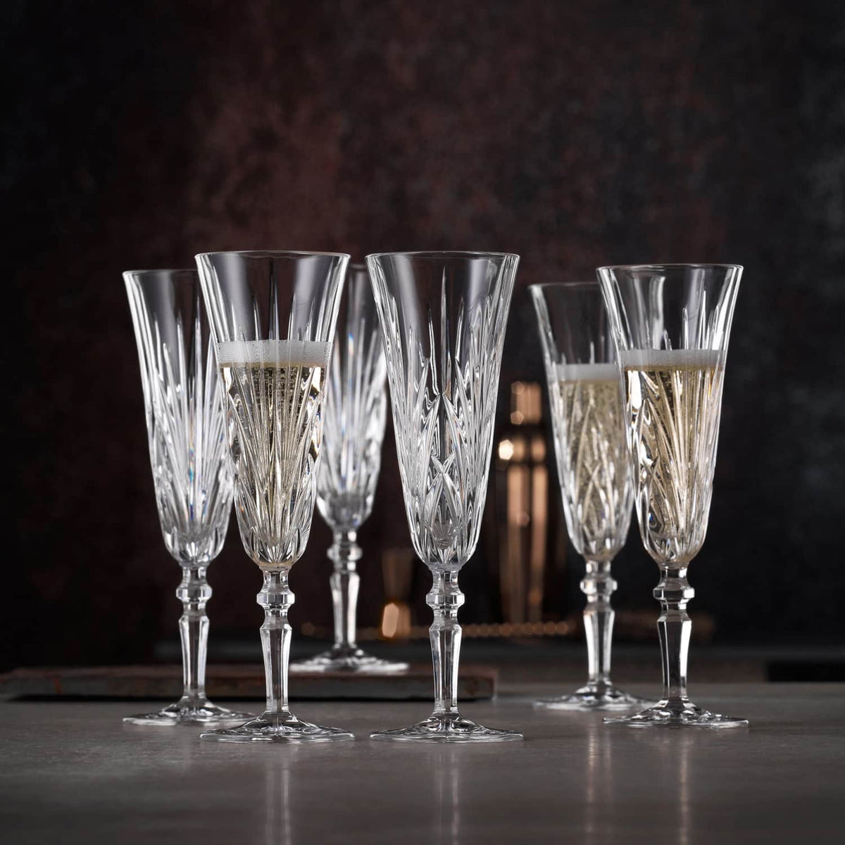 Nachtmann Palais Champagneglas / Flute 14 Cl - 24 Stuks - Glazen.nl