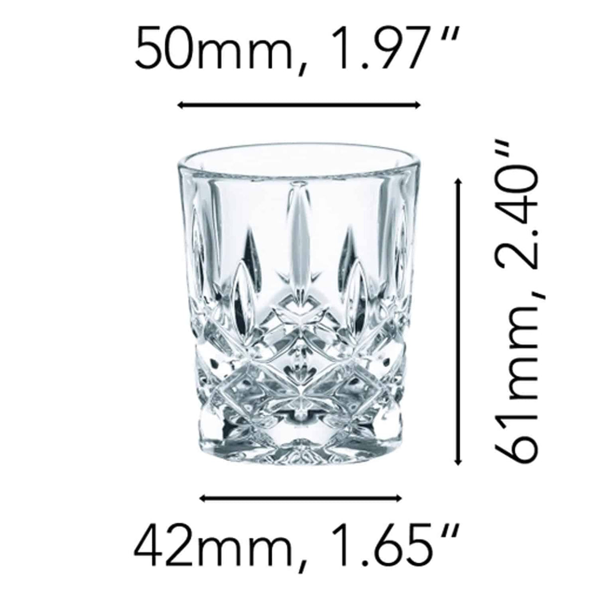 Nachtmann Noblesse Borrelgals 5,5 Cl - 12 Stuks - Glazen.nl