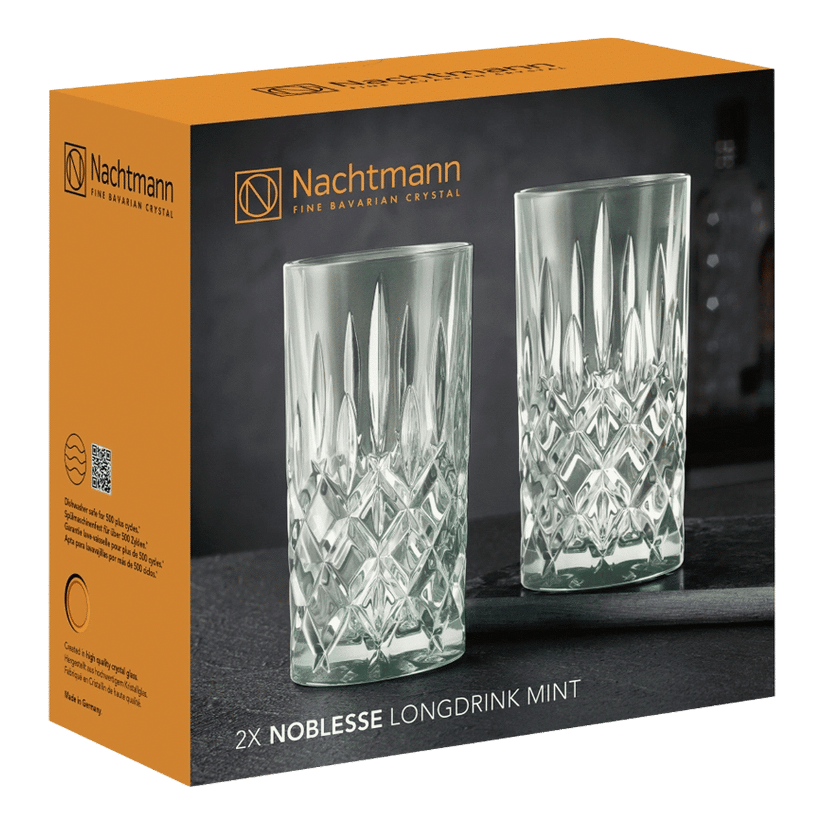 Nachtmann Noblesse Longdrinkglas 39,5 Cl Groen - 2 Stuks - Glazen.nl