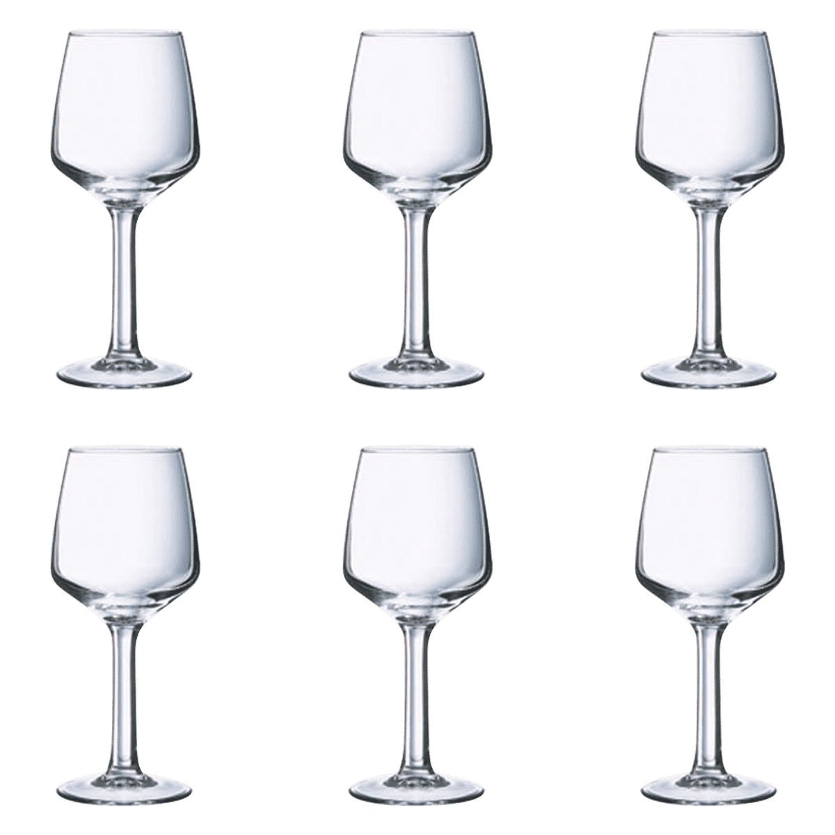 Arcoroc Lineal Wijnglas 19 Cl - 6 Stuks - Glazen.nl