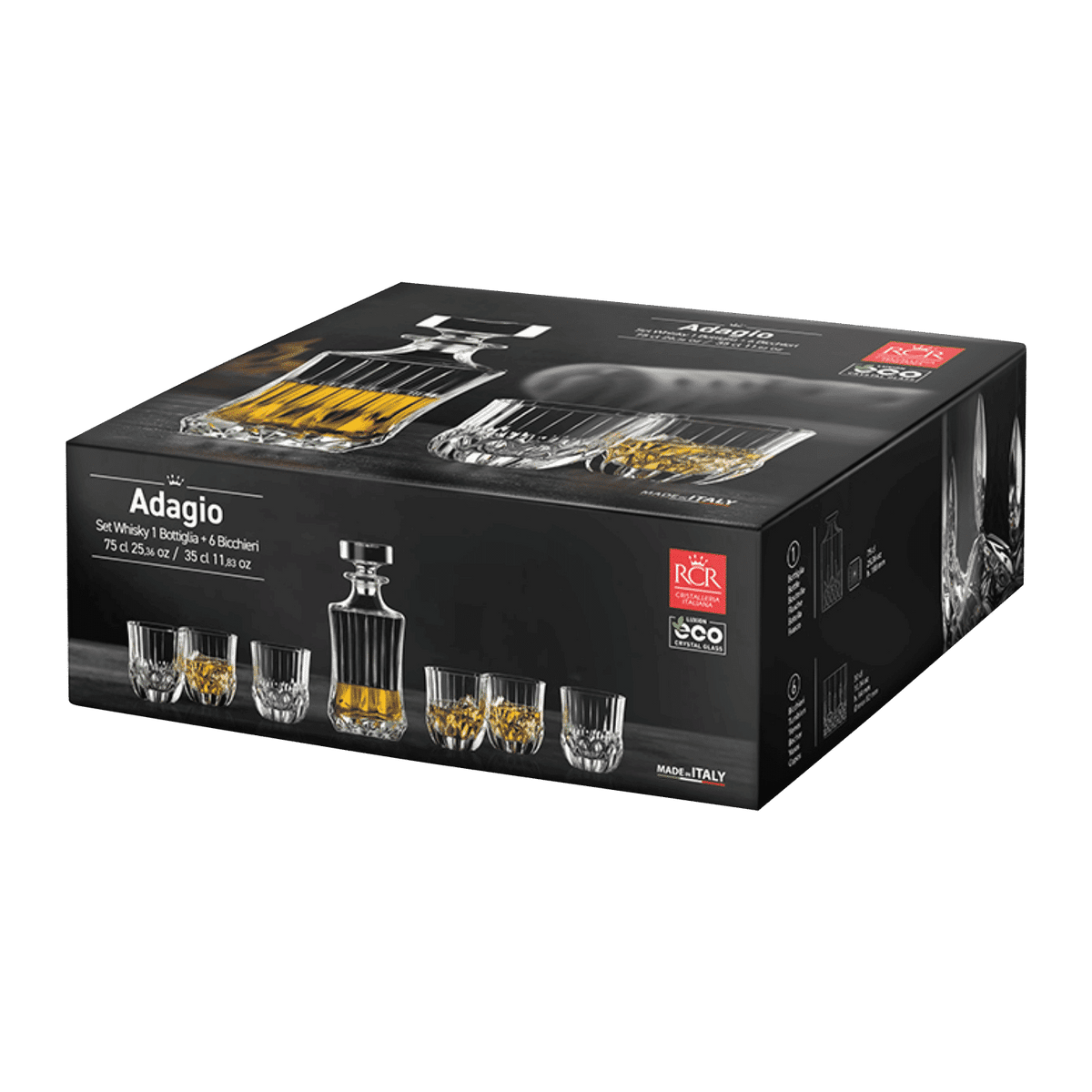 RCR Adagio Whiskeyset 7 - Delig - Glazen.nl