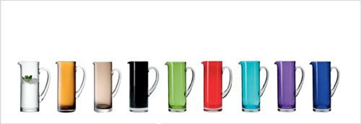L.S.A. Asher Water Glass 34 Cl Brown
