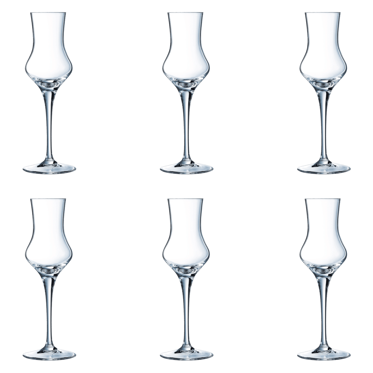 Chef & Sommelier Spirits Grappa Likeurglas 10 Cl - 6 Stuks - Glazen.nl