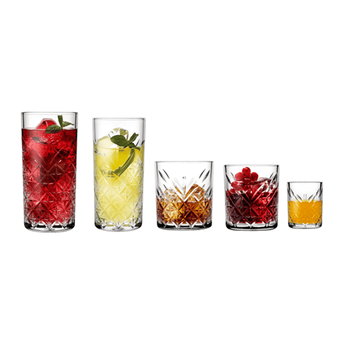 Pasabahce Timeless Borrelglas 6,2 Cl Gouden Rand - 4 Stuks - Glazen.nl