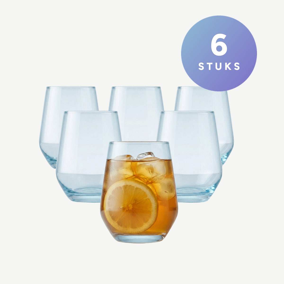 Set van 6 stuks Chef & Sommelier Lima Kwarx Tumbler 38 Cl