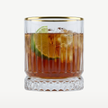 Pasabahce Elysia Tumbler 35,5 Cl Gold Rim - 4 Pieces
