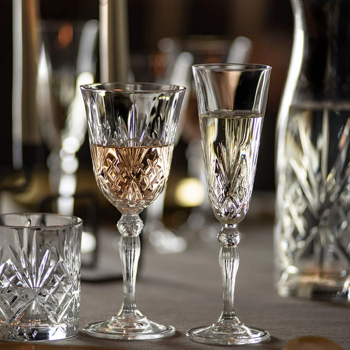 RCR Melodia Glazenset 18 - Delig (Longdrinkglazen - Tumblers) - Glazen.nl