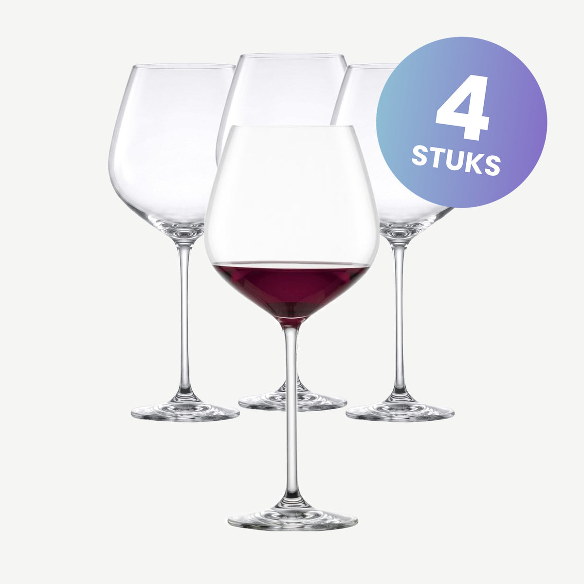 Schott Zwiesel Fortissimo Rode Wijnglas 73 Cl - set van 4 glazen