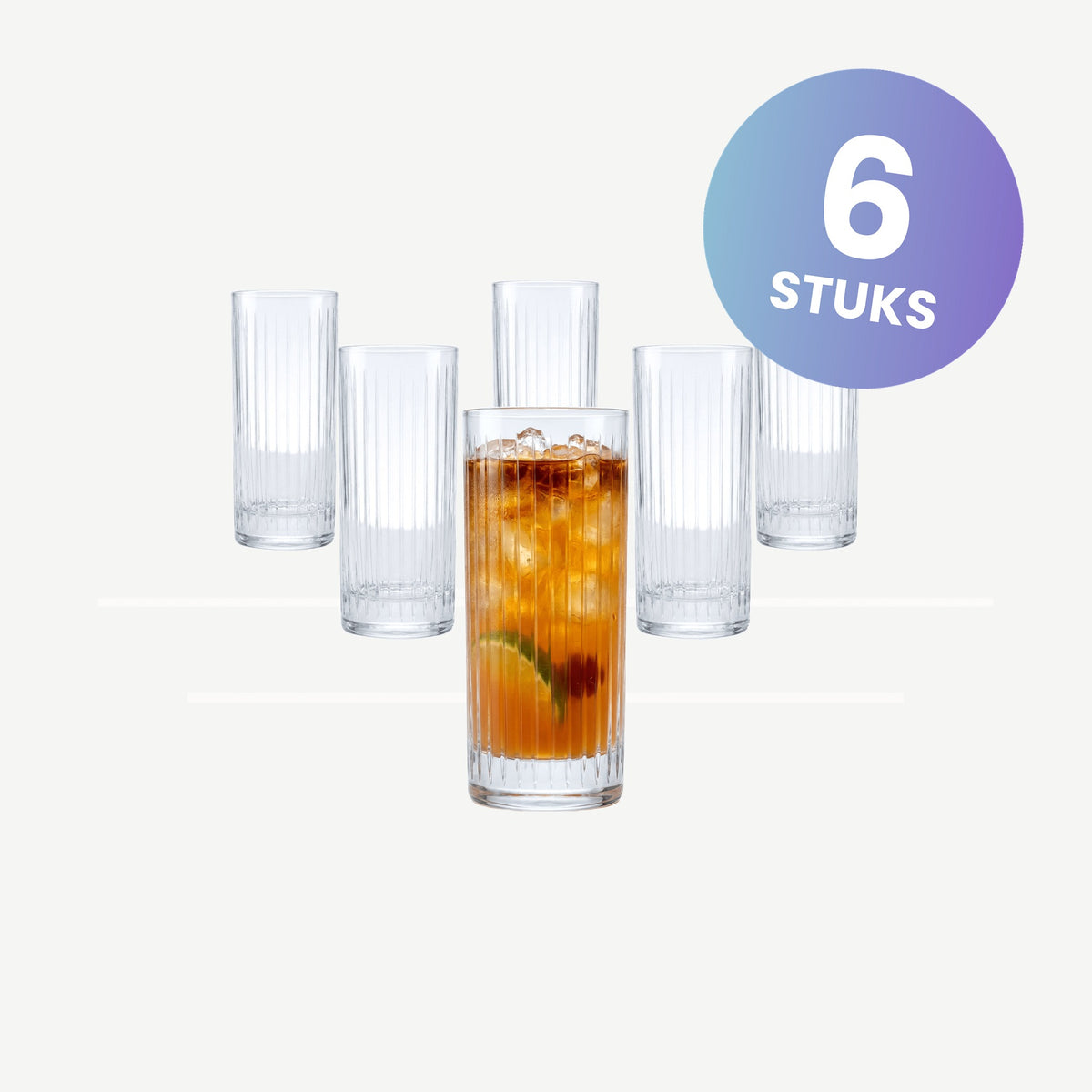Stölzle Lausitz Soho Longdrinkglazen 38 Cl - set van 6 glazen